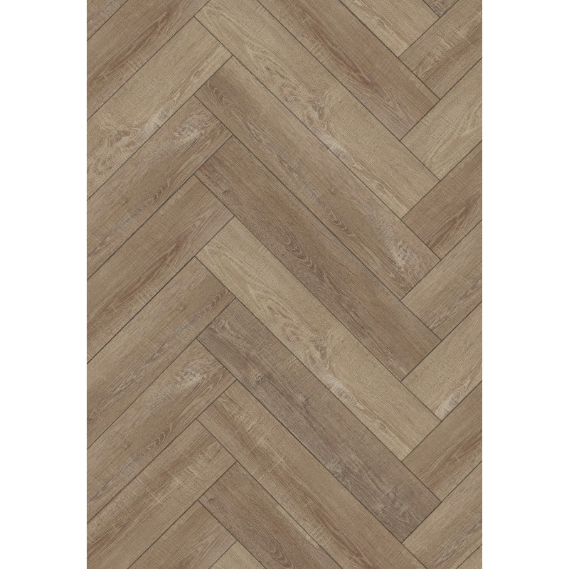 Mexen Windsor vinylové panely rybí kost 570 x 95 mm LVT Dryback 2,5 mm, podložka PVC, 4 V-drážka, Dub