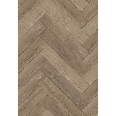 Mexen Windsor vinylové panely rybí kost 570 x 95 mm LVT Dryback 2,5 mm, podložka PVC, 4 V-drážka, Dub