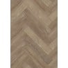 Mexen Windsor vinylové panely rybí kost 570 x 95 mm LVT Dryback 2,5 mm, podložka PVC, 4 V-drážka, Dub