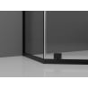 Mexen Exo pětibokový sprchový kout otočný 80 x 80 cm, transparentní, černý - 812-080-080-70-00