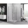Mexen Exo-F skládací sprchový kout 85 x 85 cm, průhledný, chrom - 816-085-085-01-00