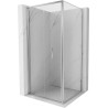 Mexen Exo-F skládací sprchový kout 85 x 85 cm, průhledný, chrom - 816-085-085-01-00
