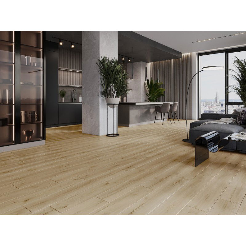 Mexen Buffalo vinylové panely 1227 x 187 mm LVT Dryback 2,5 mm, PVC podklad, 4 V-spára, Dub - F1307-1227-187-255-4V1-01