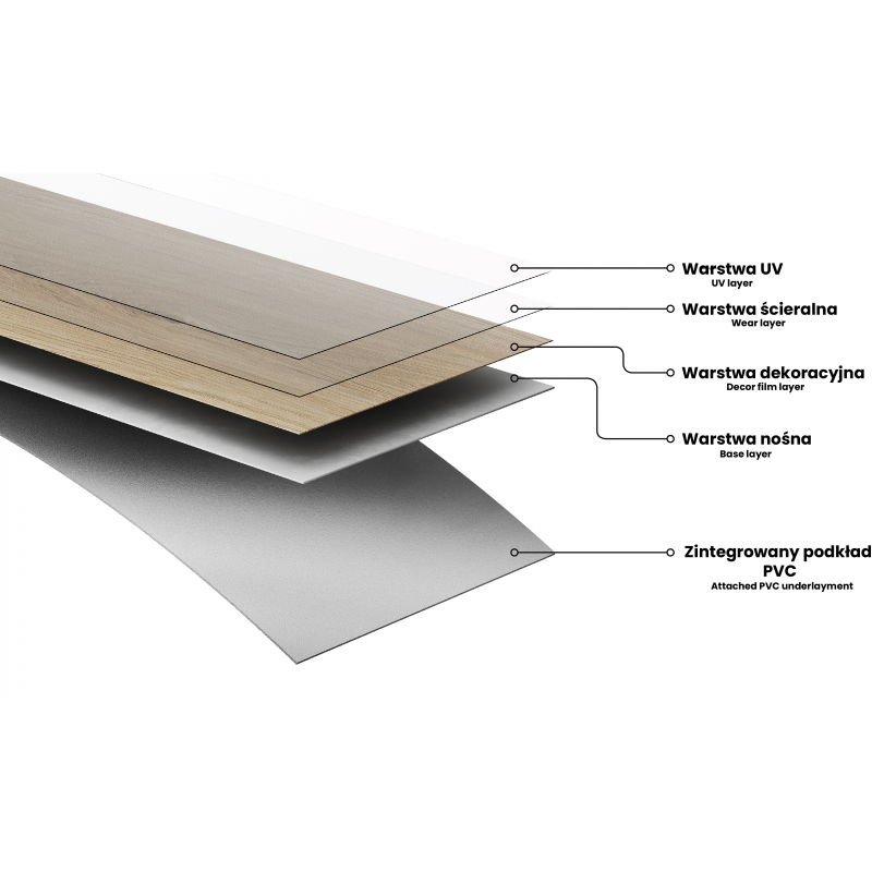 Mexen Jasper vinylové panely 1227 x 187 mm LVT Dryback 2,5 mm, PVC podklad, 4 V-Fuga, Dub - F1318-1227-187-255-4V1-01