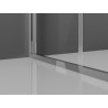 Mexen Exo-F skládací sprchový kout 75 x 90 cm, transparentní, chrom - 816-075-090-01-00