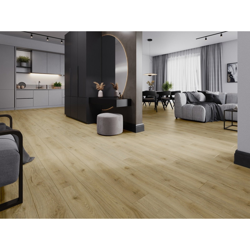 Mexen Charter Oak vinylové panely 1227 x 187 mm LVT Dryback 2,5 mm, podklad PVC, 4 V-drážky, Dub - F1322-1227-187-255-4V1-01