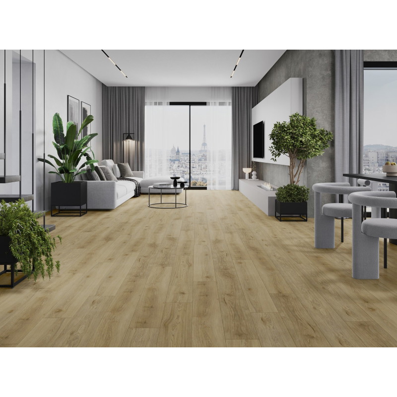 Mexen Charter Oak vinylové panely 1227 x 187 mm LVT Dryback 2,5 mm, podklad PVC, 4 V-drážky, Dub - F1322-1227-187-255-4V1-01