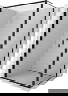 Mexen Exo sestavitelná sprchová kabina 90 x 75 cm, průhledná, černá - 816-090-075-70-00