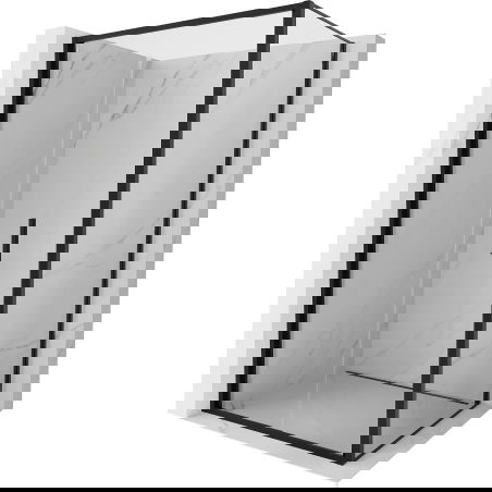 Mexen Exo skládací sprchový kout 70 x 90 cm, transparentní, černý - 816-070-090-70-00