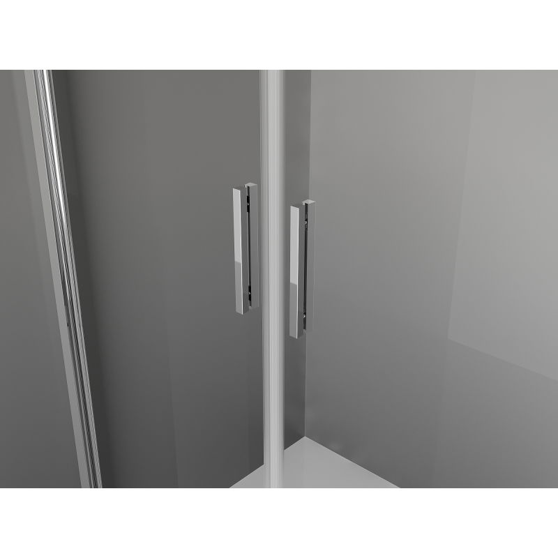 Mexen Exo sprchové dveře dvojité otočné 100 cm, transparentní, chrom - 814-100-000-01-00