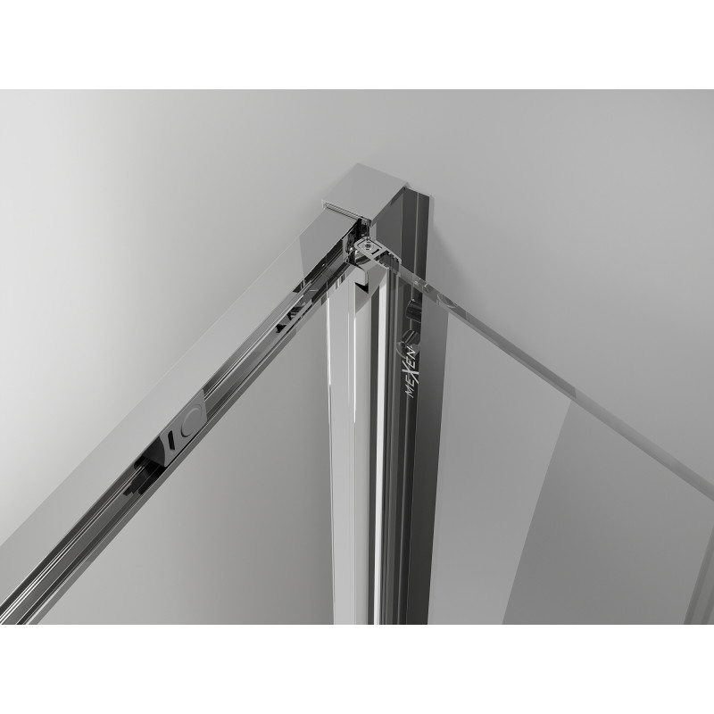 Mexen Exo-F skládací sprchové dveře 70 cm, transparentní, chrom - 816-070-000-01-00