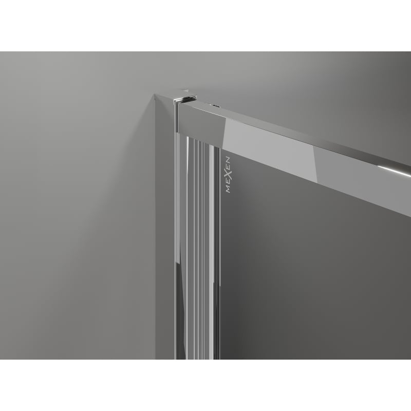Mexen Exo skládací sprchové dveře 95 cm, transparentní, chrom - 816-095-000-01-00