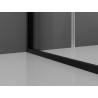 Mexen Exo-F skládací sprchové dveře 65 cm, průhledné, černé - 816-065-000-70-00