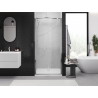 Mexen Exo-B Duo dvoukřídlé sprchové dveře 90 cm, transparentní, chrom - 814-090-000-01-00