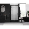 Mexen Exo-B sprchové dveře otočné 80 cm, transparentní, černé - 817-080-000-70-00