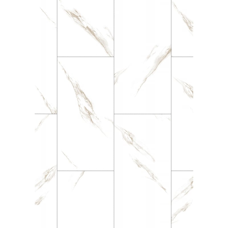 Mexen River White  vinylové panely 610 x 305 mm LVT Dryback 2,5 mm, podklad PVC, 4 V-drážka, Jazz White