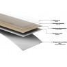 Mexen Grey Dark vinylové panely 610 x 305 mm LVT Dryback 2,5 mm, PVC podklad, 4 V-Fuga, břidlice - F1459-0610-305-255-4V1-01