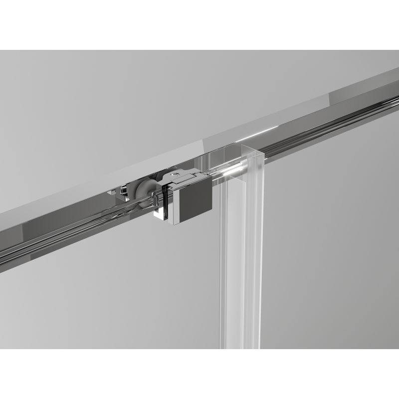 Mexen Exo sprchové dveře posuvné 130 cm, transparentní, chrom - 8151-130-000-01-00