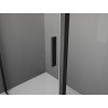 Mexen Exo-S posuvné sprchové dveře 150 cm, transparentní, černé - 8151-150-000-70-00