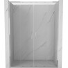 Mexen Exo-S Duo dvoukřídlé sprchové dveře posuvné 150 cm, transparentní, chrom - 8152-150-000-01-00