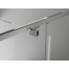 Mexen Exo-BR sprchové dveře otočné 65 cm, transparentní, chrom - 8181-065-000-01-00