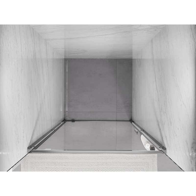 Mexen Exo-BR sprchové dveře otevírací 70 cm, transparentní, chrom - 8181-070-000-01-00