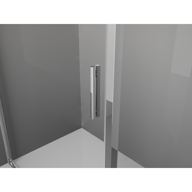 Mexen Exo-BR sprchové dveře otočné 80 cm, transparentní, chrom - 8181-080-000-01-00