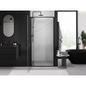 Mexen Exo-BR sprchové dveře otočné 75 cm, transparentní, černé - 8181-075-000-70-00