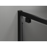 Mexen Exo-BR Duo dvojité sprchové dveře 80 cm, průhledné, černé - 8182-080-000-70-00