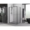 Mexen Exo-B sprchový kout otočný 90 x 95 cm, transparentní, černý - 817-090-095-70-00
