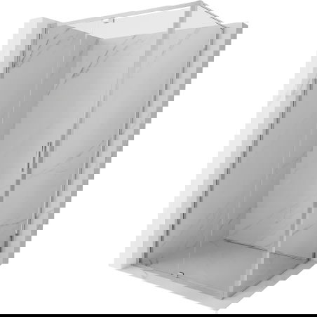 Mexen Exo sprchová kabina otočná 115 x 80 cm, transparentní, chrom - 819-115-080-01-00