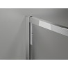 Mexen Exo-R sklápěcí sprchová kabina 130 x 80 cm, transparentní, chrom - 819-130-080-01-00