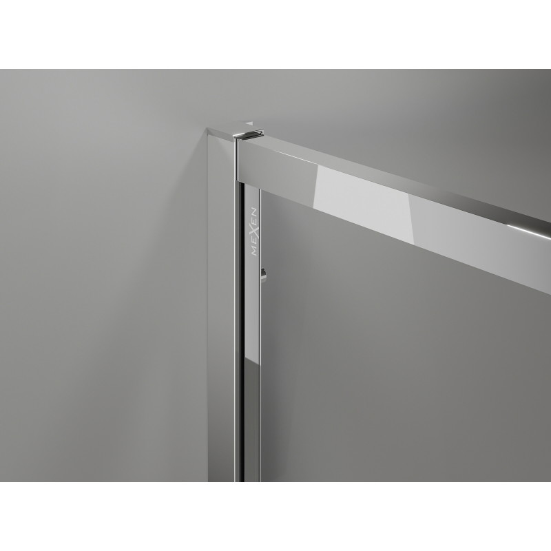 Mexen Exo-S posuvná sprchová kabina 130 x 80 cm, transparentní, chrom - 8151-130-080-01-00