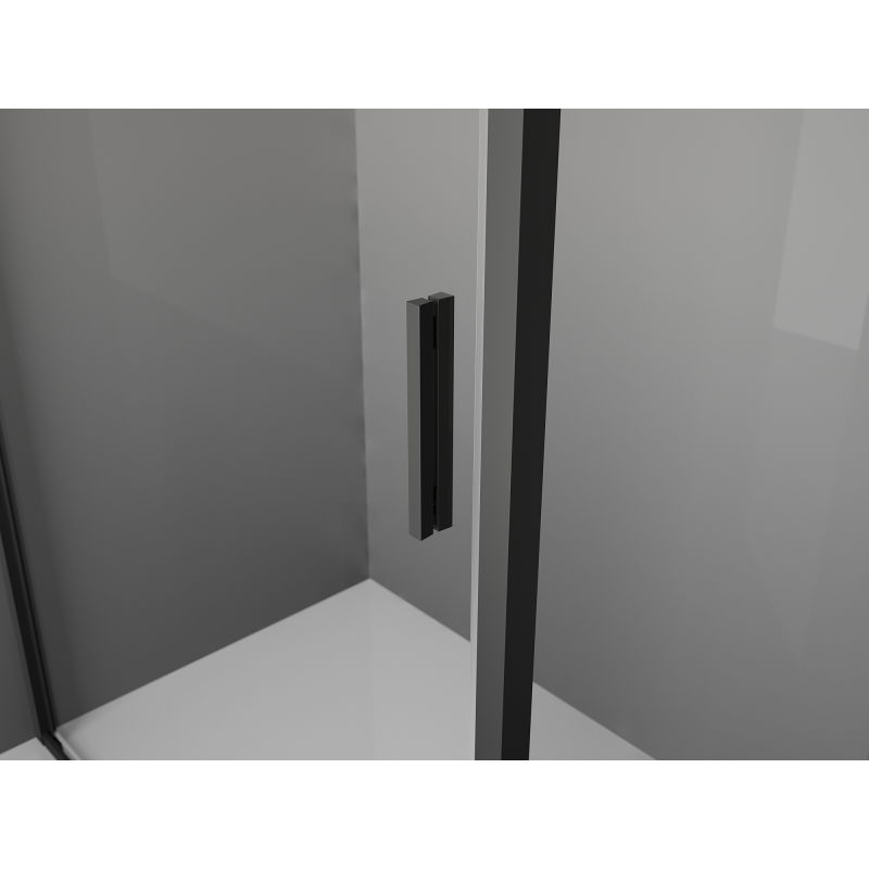 Mexen Exo sprchový kout 135 x 75 cm, transparentní, černý - 819-135-075-70-00