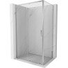 Mexen Exo-S posuvná sprchová kabina 140 x 90 cm, transparentní, chrom - 8151-140-090-01-00