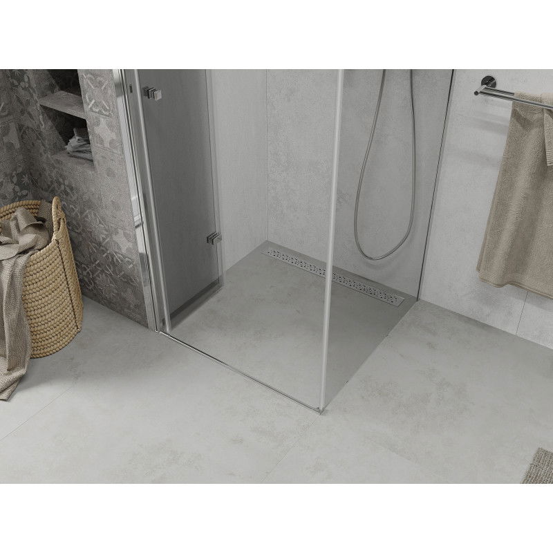 Mexen Lima skládací sprchový kout 120 x 120 cm, transparentní, chrom - 856-120-120-01-00