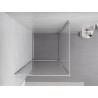 Mexen Exo-BR otočná sprchová kabina 70 x 70 cm, průhledná, chrom - 8181-070-070-01-00