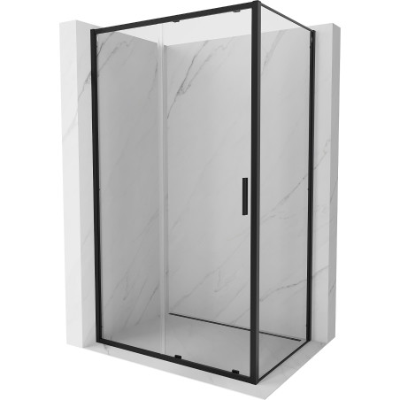 Mexen Exo-S posuvná sprchová kabina 90 x 70 cm, transparentní, černá - 8151-090-070-70-00