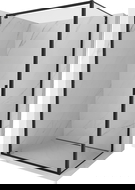 Mexen Exo sprchová kabina výklopná 70 x 100 cm, průhledná, černá - 8181-070-100-70-00