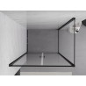 Mexen Exo-B Duo sprchový kout otočný 100 x 80 cm, transparentní, černý - 814-100-080-70-00