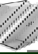 Mexen Exo sprchový kout otvírací 70 x 85 cm, transparentní, černý - 814-070-085-70-00