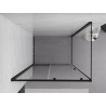 Mexen Exo-S sprchový kout posuvný 100 x 85 cm, transparentní, černý - 8151-100-085-70-00