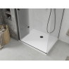 Mexen Lima skládací sprchový kout 100 x 70 cm, transparentní, černý + Flat vanička, bílý - 856-100-070-70-00-4010B