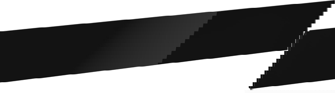 Mexen Orio čelo pro korpus koupelnové skříňky 140 x 20 cm, černý lesk - 91A10-1400-235-1-70