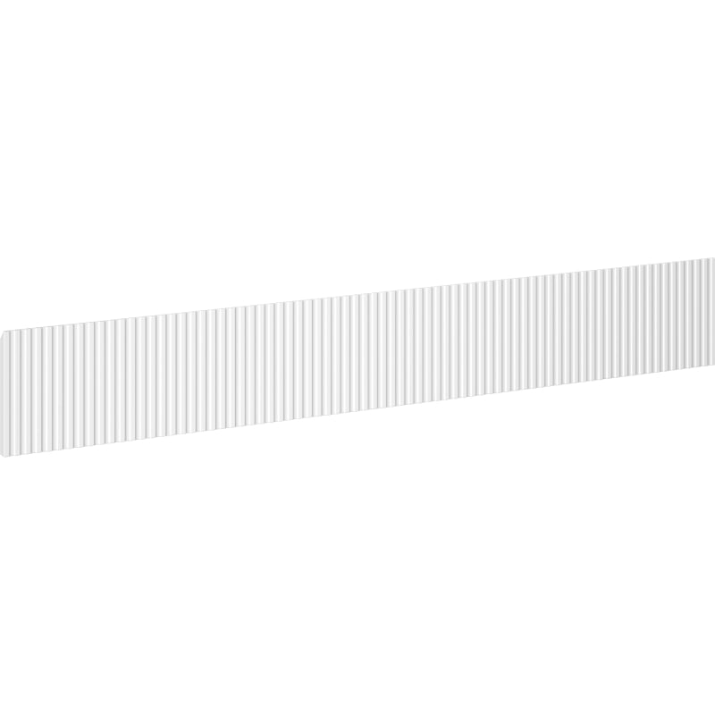 Mexen Rivel přední drážkovaný do korpusu koupelnové skříňky 120 x 20 cm, bílý mat - 91A20-1200-235-1-01