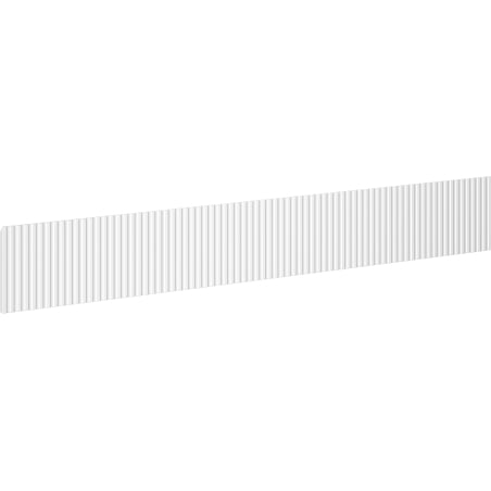 Mexen Rivel přední drážkovaný do korpusu koupelnové skříňky 120 x 20 cm, bílý mat - 91A20-1200-235-1-01