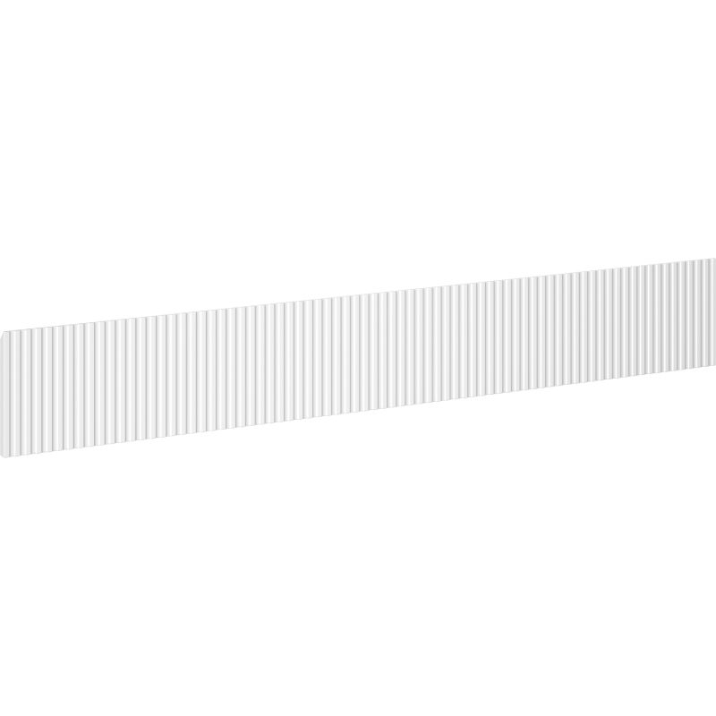 Mexen Rivel přední drážkovaný pro korpus koupelnové skříňky 160 x 20 cm, bílý mat - 91A20-1600-235-1-01