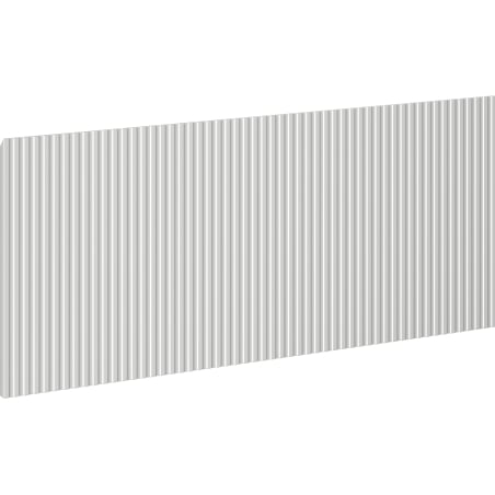 Mexen Rivel čelní panel ryhovaný do korpusu koupelnové skříňky 100 x 43,5 cm, šedý mat - 91A20-1000-470-1-62