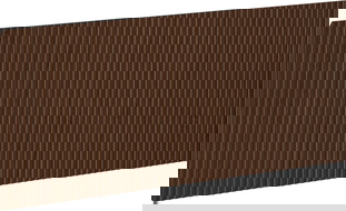 Mexen Rivel přední drážkovaný pro korpus koupelnové skříňky 120 x 43,5 cm, ořech - 91A20-1200-470-1-86