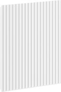 Mexen Rivel čelní plochy ryhované pro tělo skříňky do koupelny 35 x 43,5 cm, bílý mat - 91A21-0350-470-1-01